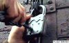 Soviet soldiers had to be padlocked so nobody could stole them!