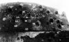 The left side of the turret. Impact No.43 made by a 122 mm high-explosive shell caused the armor to fracture