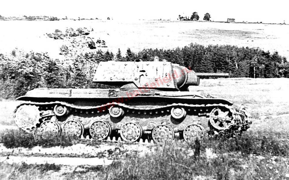 Танк КВ-1 обр. 1941 г. Ленинградский фронт, 1941 г.