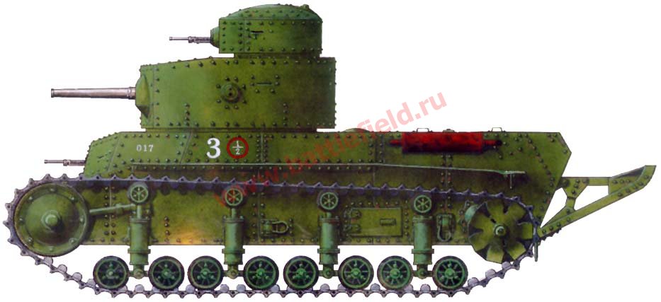 Танк Т-24. Маневры Харьковского военного округа. 1933 г.