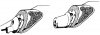 Regular armored mantlet of the bow machine-gun and ATO flamethrower