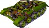 Компоновка Т-34 образца 1941 г.