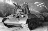 Новенький Т-34 образца 1942 покидает цех завода \
