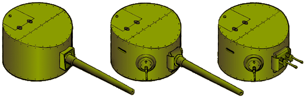 Варианты башни БТ-2