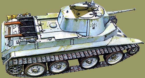 Легкий танк БТ-7М. 1-я мотострелковая Пролетарская дивизия. Западный фронт. Декабрь 1941