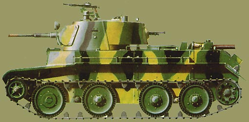 Легкий танк БТ-7. 24-я танковая бригада. Львов, 1939