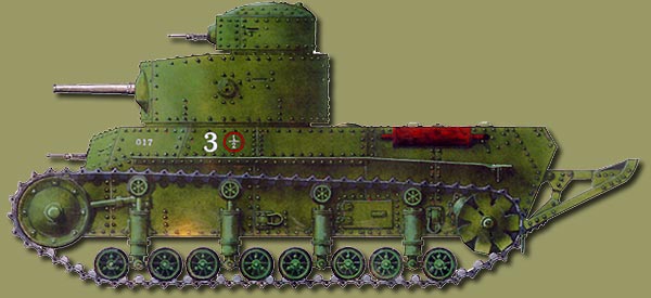 Танк Т-24. Маневры Харьковского военного округа. 1933