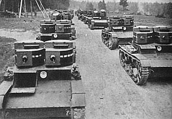 Танковая колонна T-26 обр. 1931 г