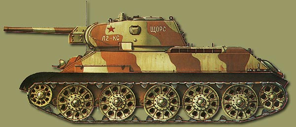 T-34 образца 1942. Юго-западный фронт, Харьковское направление. Март 1942