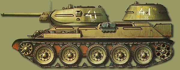 T-34-76 образца 1941 г. Юго-Западный фронт. Лето 1942