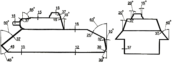 Схема бронирования Т-50